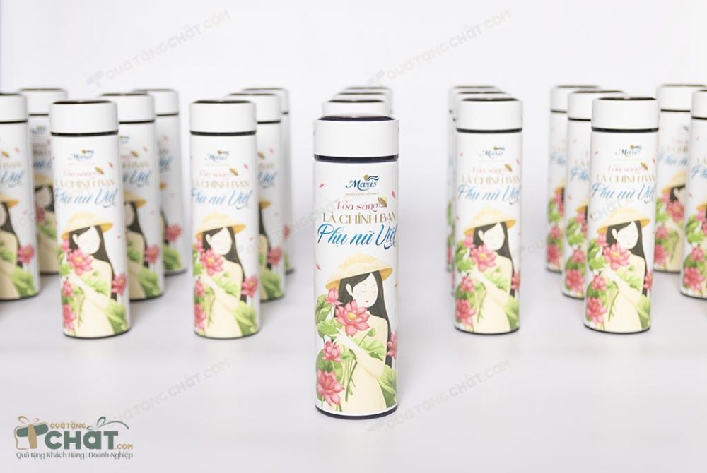 500 set quà tặng bình giữ nhiệt cho Dmaris nhân dịp ngày Phụ Nữ Việt Nam 20/10