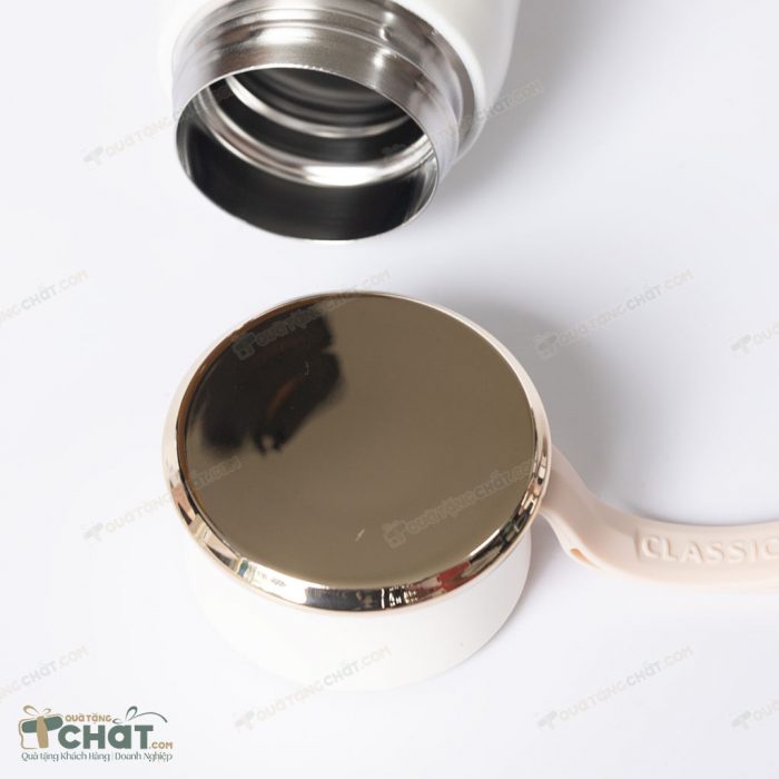 Ly giữ nhiệt với nắp tráng gương sang trọng