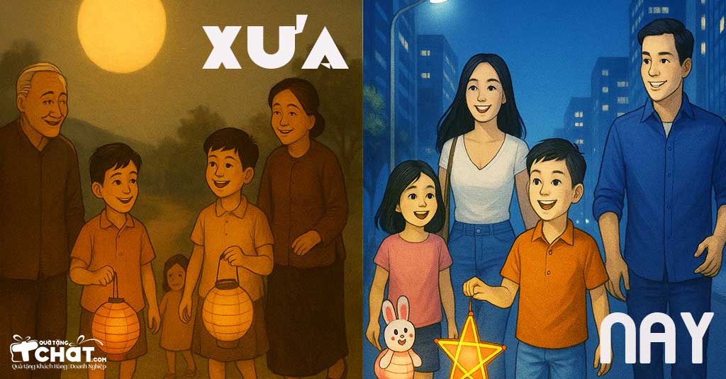 Sự khác nhau giữa Tết Trung Thu xưa và nay